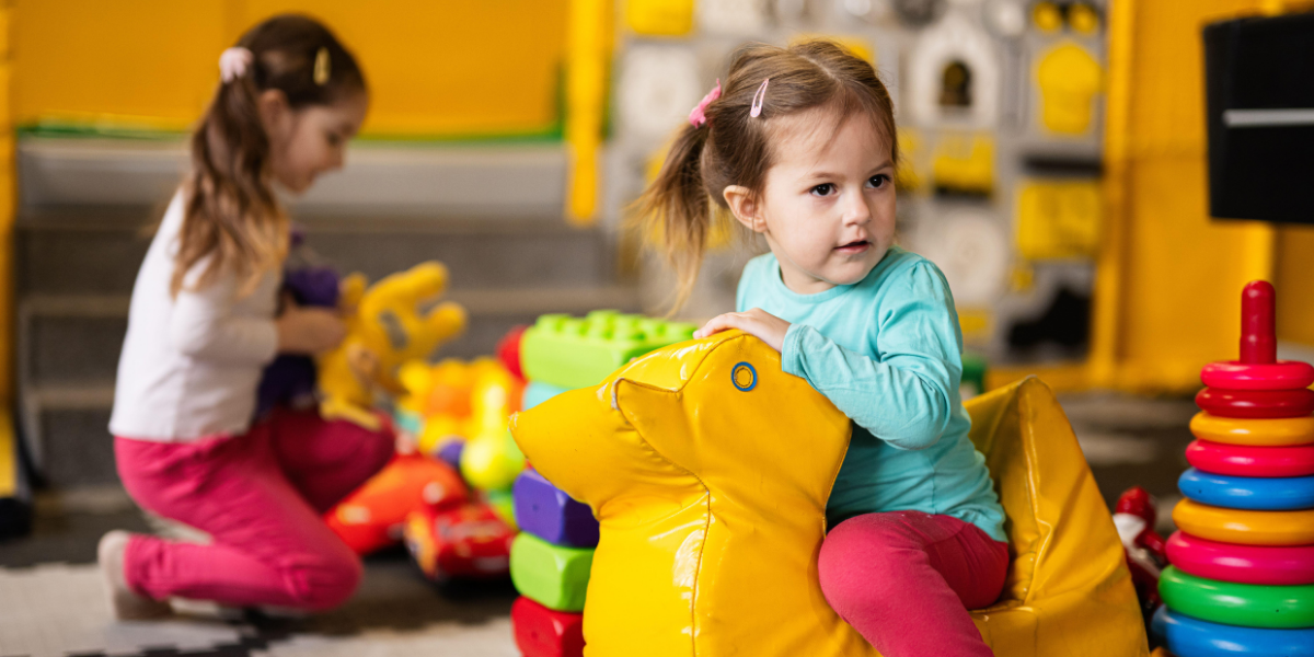 Toddlers playing